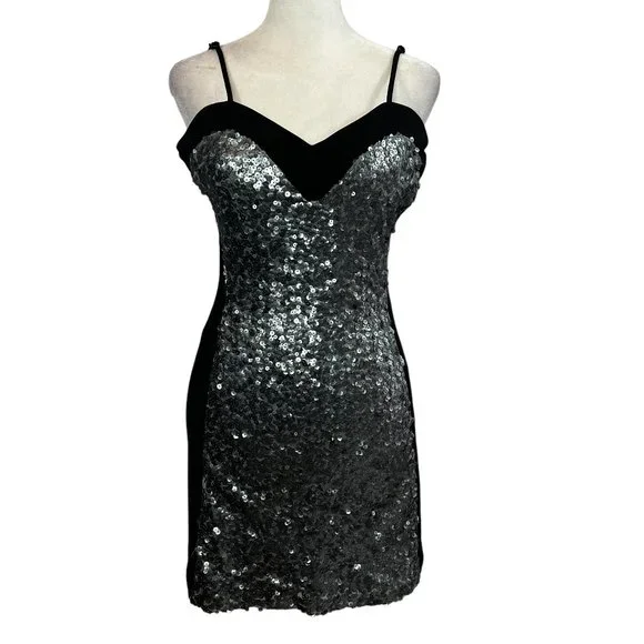 alberto makali sequin dress Alberto makali silver sequin dress, size 8 NWT
